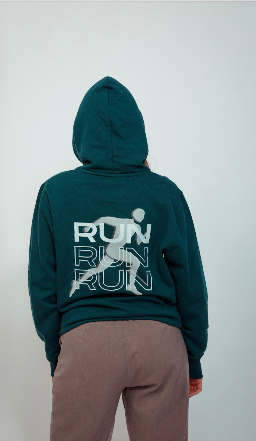 Unisex, Runsfly hoodie RUN RUN,